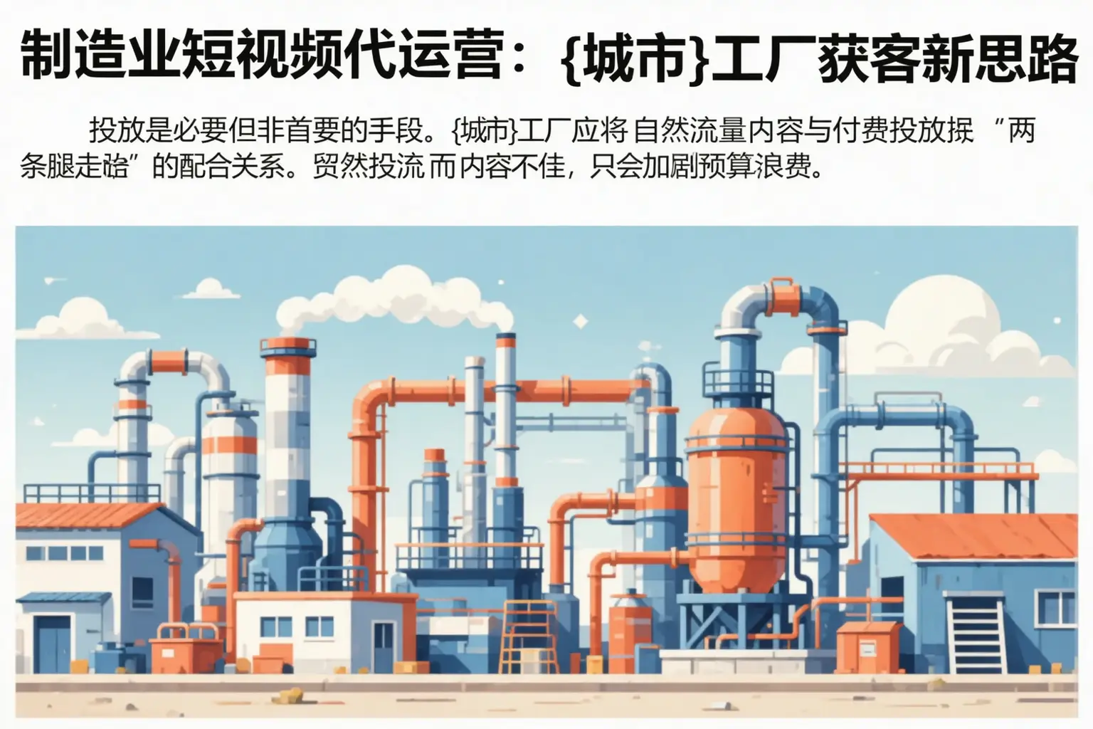制造业短视频代运营:铁锋工厂获客新思路