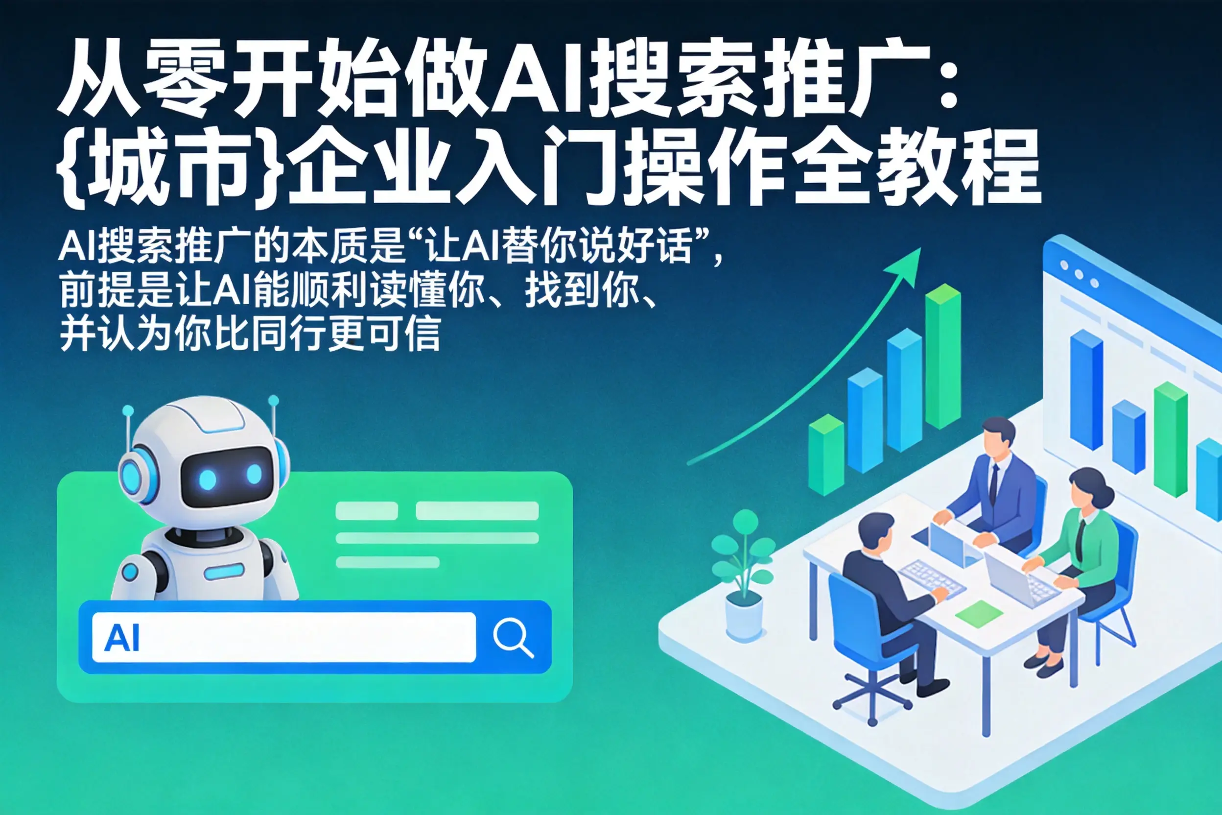 从零开始做AI搜索推广：铁锋企业入门操作全教程